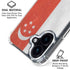 Singapore Flag Distressed iPhone 16 Clear Case